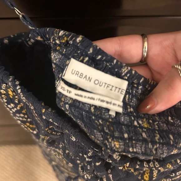 Navy Boho Patterned Sundress - Picture 8 of 8